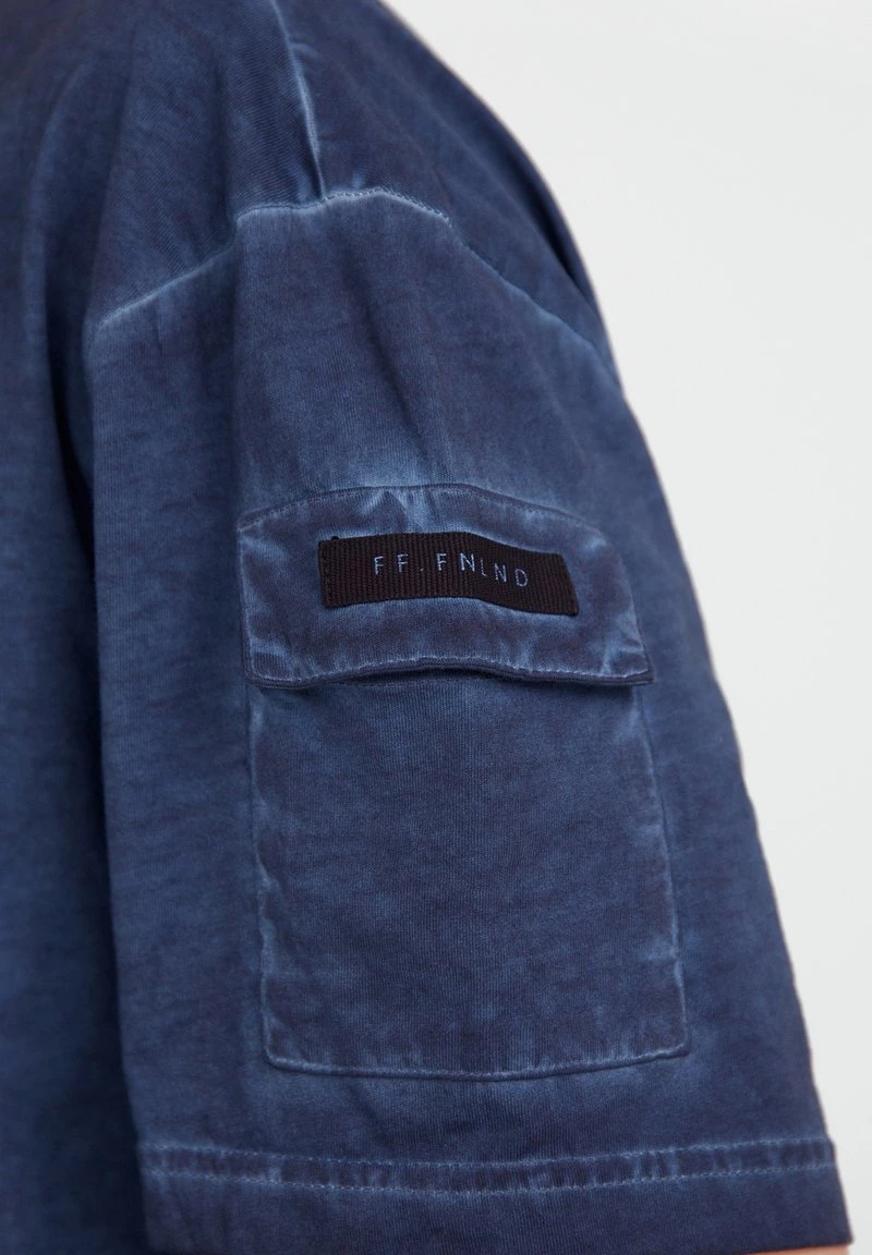 Finn Flare T-Shirt Print - Dark Blue | Herren 8 Finn Flare T-Shirt Print - Dark Blue | Herren – Bild 6