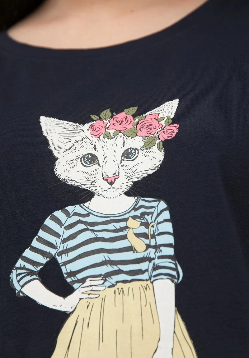 Finn Flare Damen Jerseykleid - Dark Blue 6 Finn Flare Damen Jerseykleid - Dark Blue – Bild 4