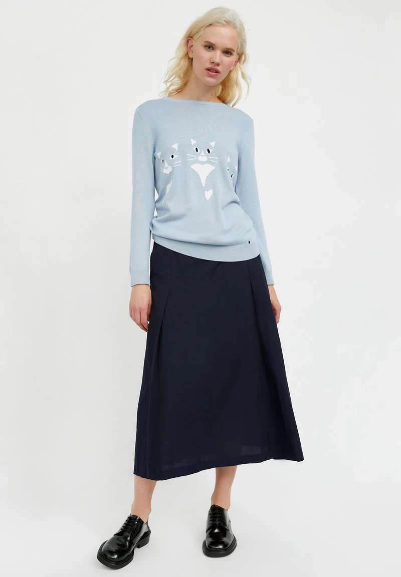 Finn Flare Damen Sweatshirt - Light Blue 4 Finn Flare Damen Sweatshirt - Light Blue – Bild 2