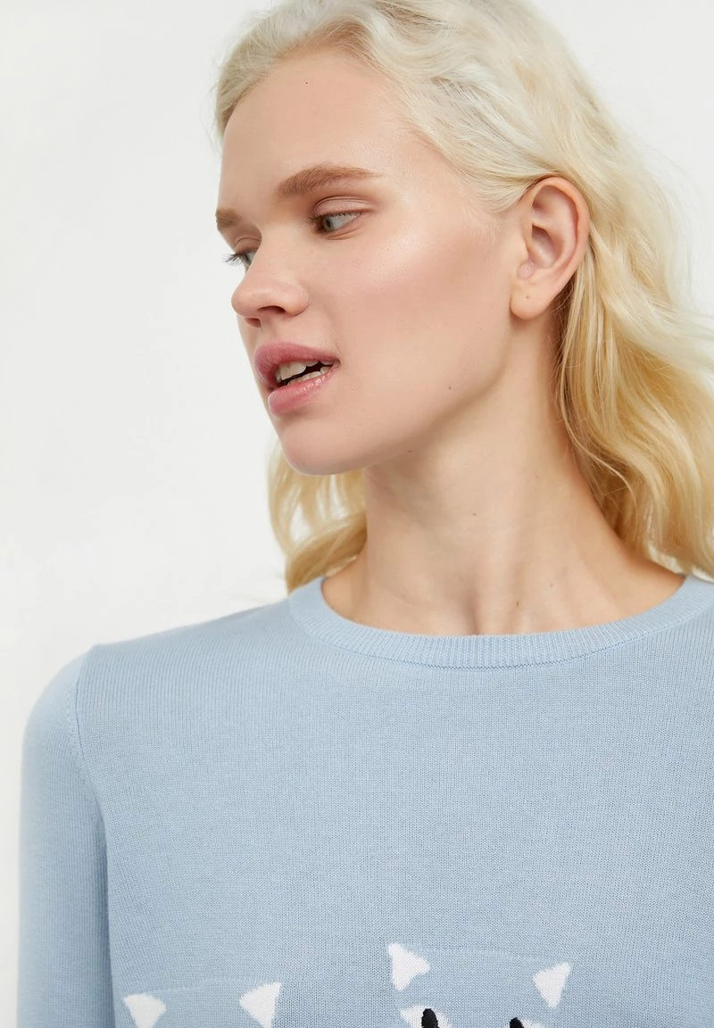 Finn Flare Damen Sweatshirt - Light Blue 7 Finn Flare Damen Sweatshirt - Light Blue – Bild 5