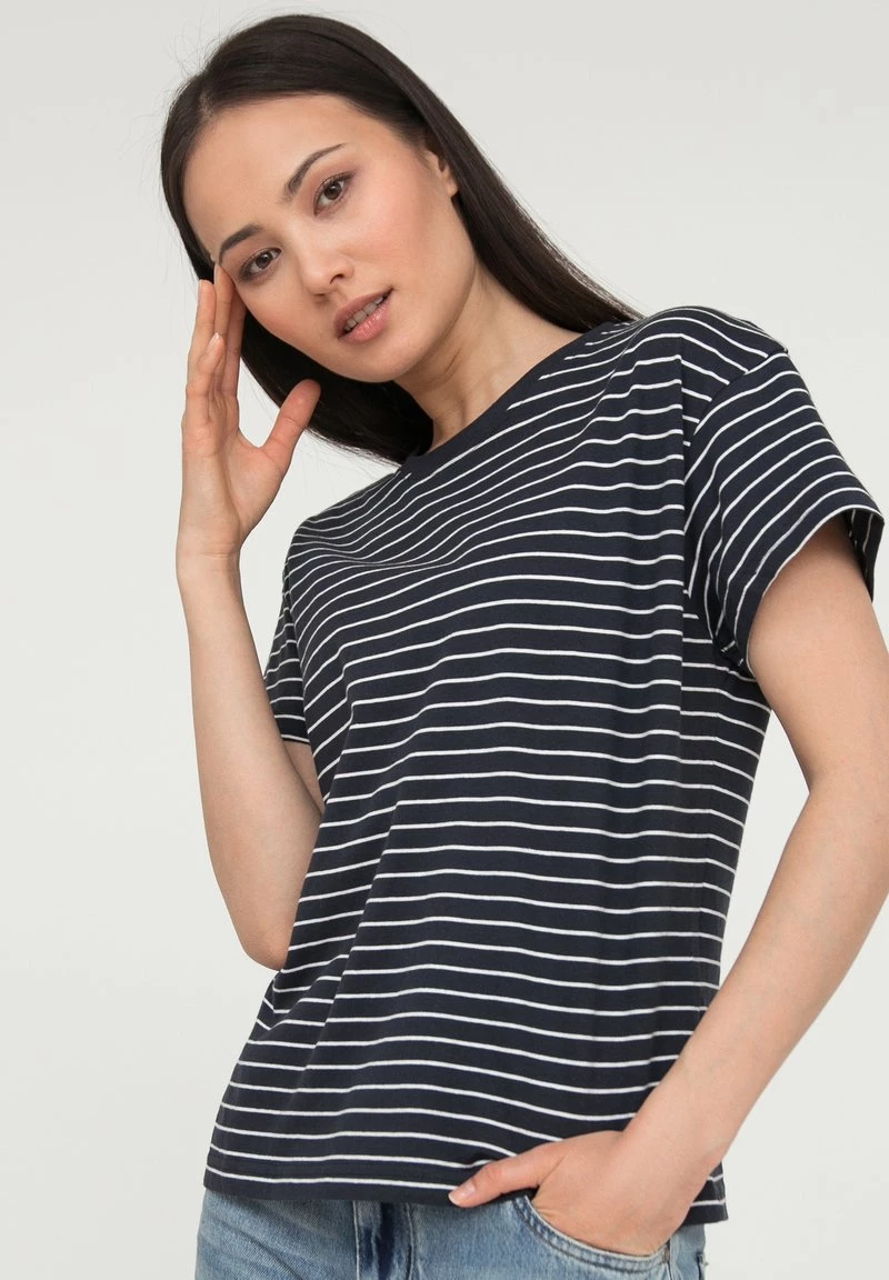 Finn Flare Damen T-Shirt Print - Cosmic Blue 6 Finn Flare Damen T-Shirt Print - Cosmic Blue – Bild 4