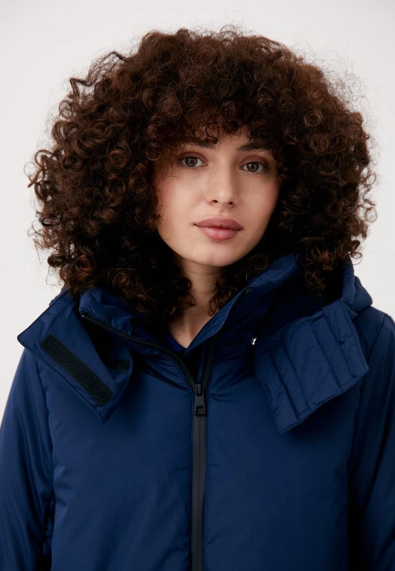 Finn Flare Damen Wintermantel - Dark Blue 6 Finn Flare Damen Wintermantel - Dark Blue – Bild 4