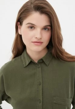 Finn Flare Damen Jeanskleid - Dark Green -Finn Flare Verkaufsladen a2ebae034fca473ba1195dbc02cebb6d