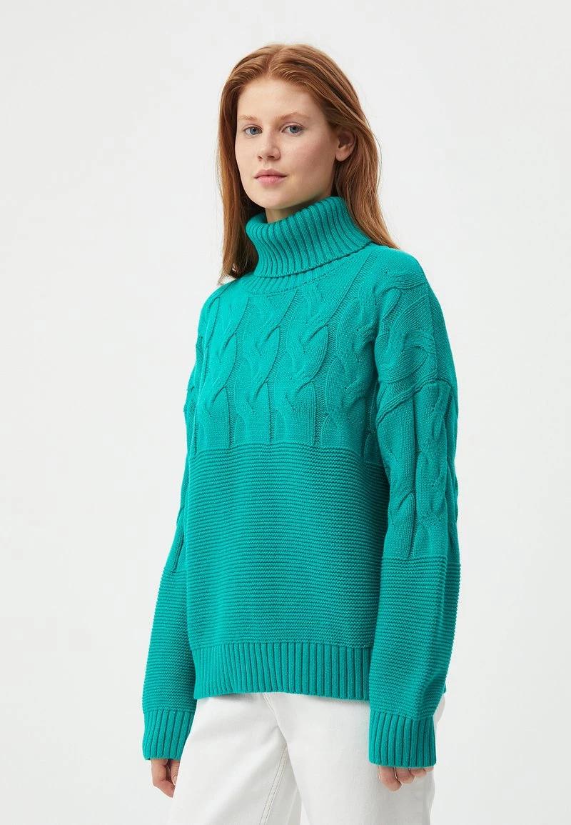 Finn Flare Damen Strickpullover - Green 6 Finn Flare Damen Strickpullover - Green – Bild 4