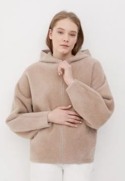 Finn Flare Damen Fleecejacke - Light Beige