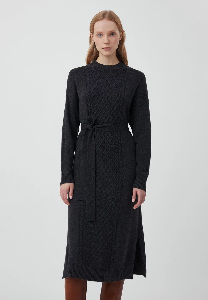 Finn Flare Damen Strickkleid - Black 3 Finn Flare Damen Strickkleid - Black