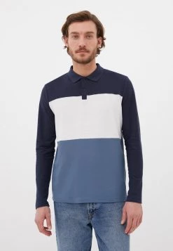 Finn Flare Poloshirt - Grey Blue | Herren