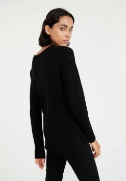 Finn Flare Damen Strickpullover - Black -Finn Flare Verkaufsladen a63c56c822264386ba5fd6ac56a14f20