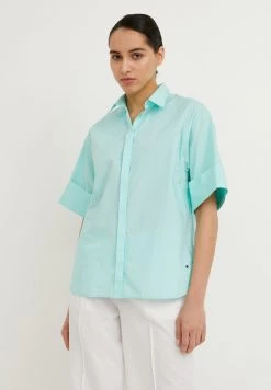 Finn Flare Damen Hemdbluse - Green -Finn Flare Verkaufsladen a64ebde609774ad795490393bd478bfd