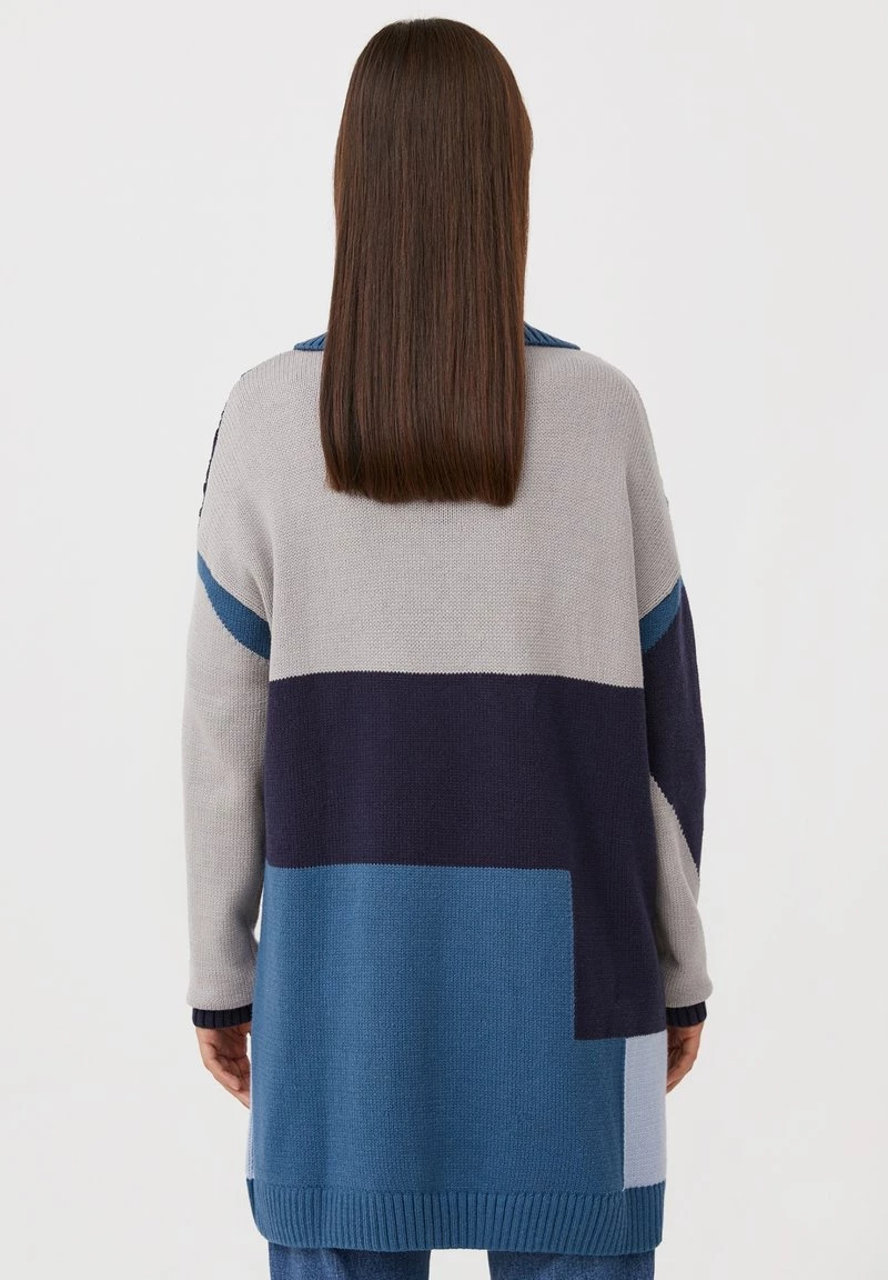 Finn Flare Damen Strickjacke - Grey-blue 5 Finn Flare Damen Strickjacke - Grey-blue – Bild 3