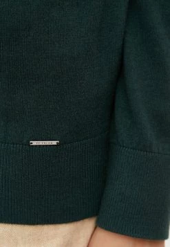 Finn Flare Damen Strickpullover - Dark Green -Finn Flare Verkaufsladen a6df78a4eb1149b0ac2c132c70b7b03a