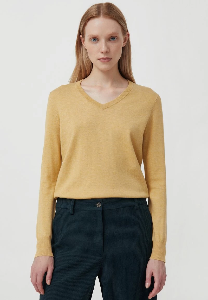 Finn Flare Damen Strickpullover - Mustard 3 Finn Flare Damen Strickpullover - Mustard