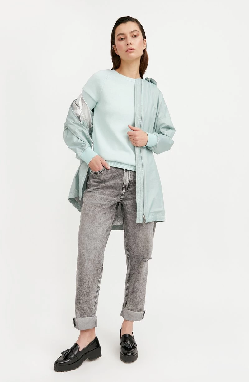 Finn Flare Damen Regenjacke / Wasserabweisende Jacke - Green 4 Finn Flare Damen Regenjacke / Wasserabweisende Jacke - Green – Bild 2