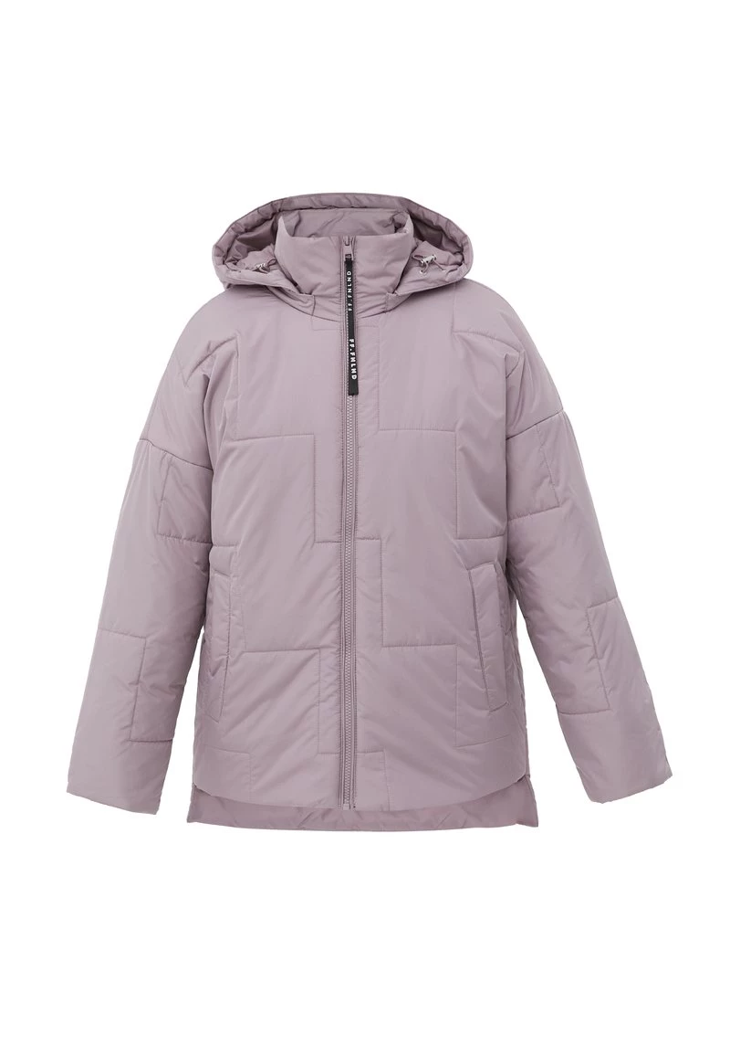 Finn Flare Damen Winterjacke - Grey/lilac 8 Finn Flare Damen Winterjacke - Grey/lilac – Bild 6