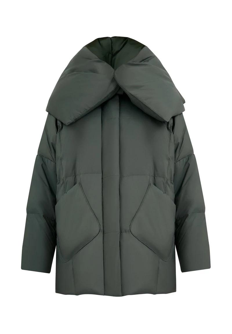 Finn Flare Damen Daunenmantel - Dark Green 10 Finn Flare Damen Daunenmantel - Dark Green – Bild 8