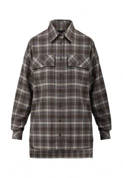 Finn Flare Damen Hemdbluse - Dark Brown 14 Finn Flare Damen Hemdbluse - Dark Brown -Finn Flare Verkaufsladen a79f3c876faa41b0a88366b962cc5888