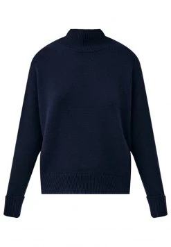 Finn Flare Damen Strickpullover - Dark Blue -Finn Flare Verkaufsladen a89649ce26e34583850c55c79e18204c
