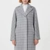 Finn Flare Damen Klassischer Mantel - Light Grey -Finn Flare Verkaufsladen a8c4149080584893b45673e53d400fe7
