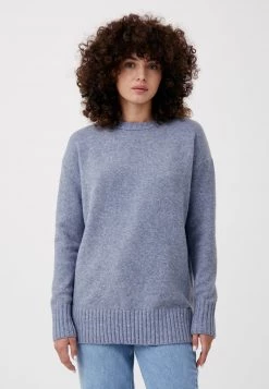 Finn Flare Damen Strickpullover - Grey Blue