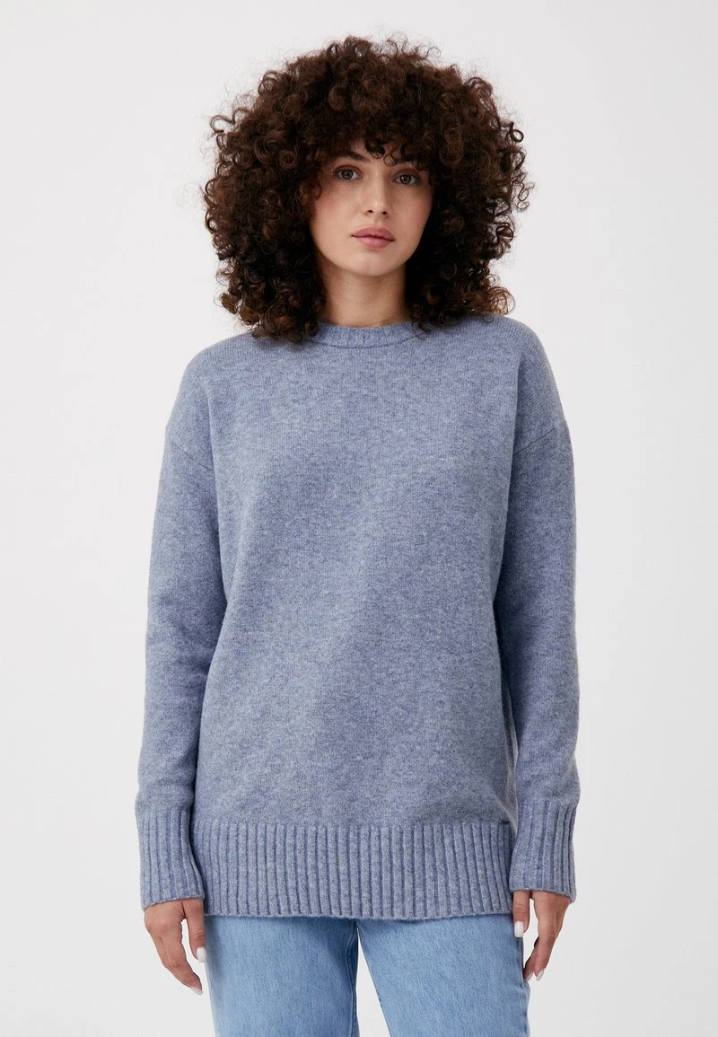 Finn Flare Damen Strickpullover - Grey Blue 3 Finn Flare Damen Strickpullover - Grey Blue