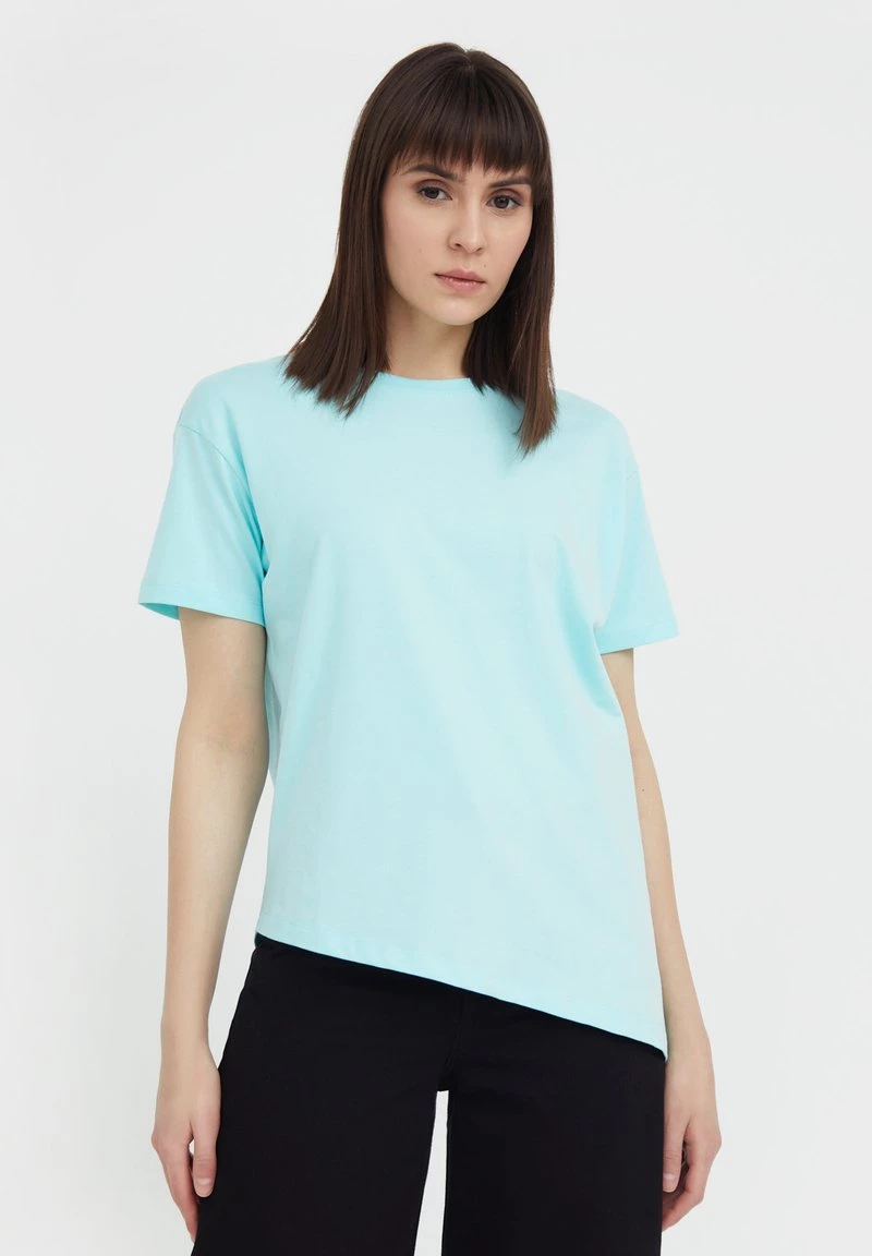Finn Flare Damen T-Shirt Basic - Turquois 3 Finn Flare Damen T-Shirt Basic - Turquois