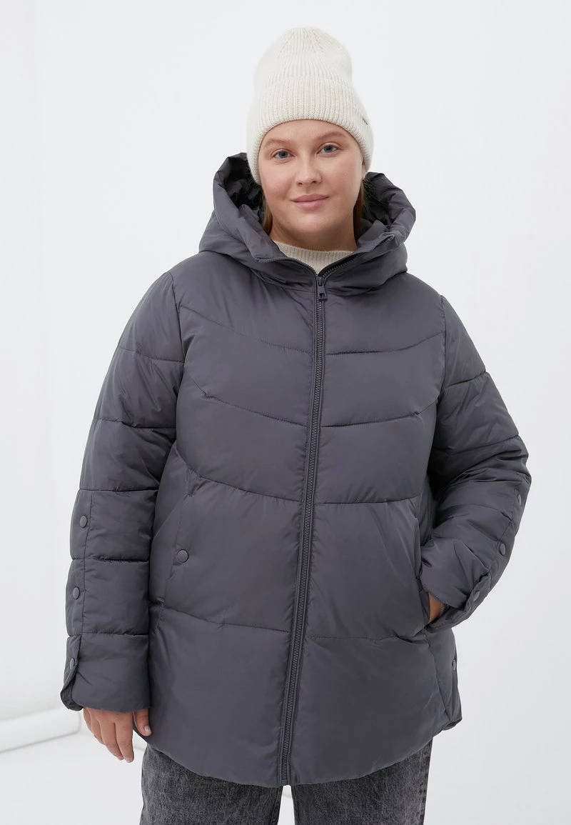 Finn Flare Damen Wintermantel - Dark Grey 3 Finn Flare Damen Wintermantel - Dark Grey