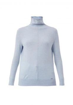 Finn Flare Damen Strickpullover - Light Blue -Finn Flare Verkaufsladen a9b2aeb171b541e6a7f6db3c713d6cc7