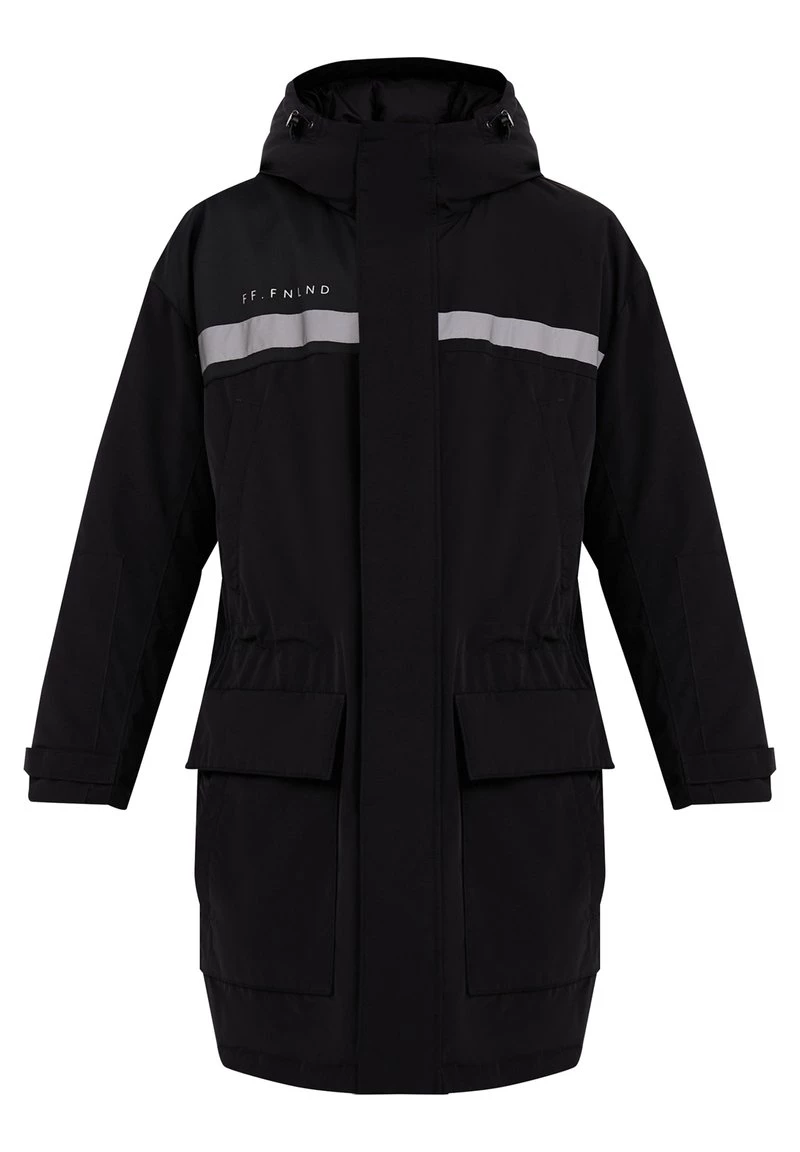 Finn Flare Herren Wintermantel - Black 9 Finn Flare Herren Wintermantel - Black – Bild 7