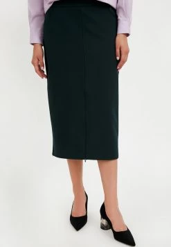 Finn Flare Damen Bleistiftrock - Dark Green