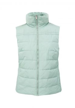 Finn Flare Damen STEPPWESTE - Weste - Green -Finn Flare Verkaufsladen aafabd84eca44f6fbe4e50783bd23e71
