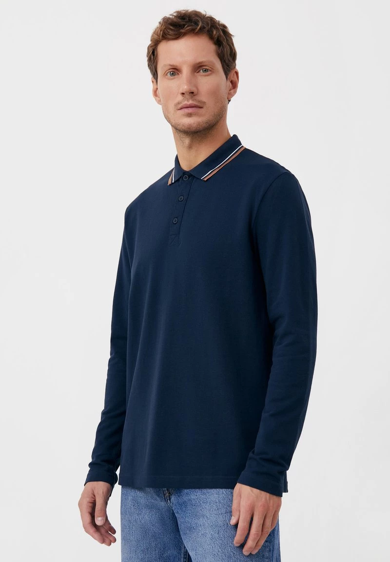 Finn Flare Herren Poloshirt - Dark Blue 8 Finn Flare Herren Poloshirt - Dark Blue – Bild 6