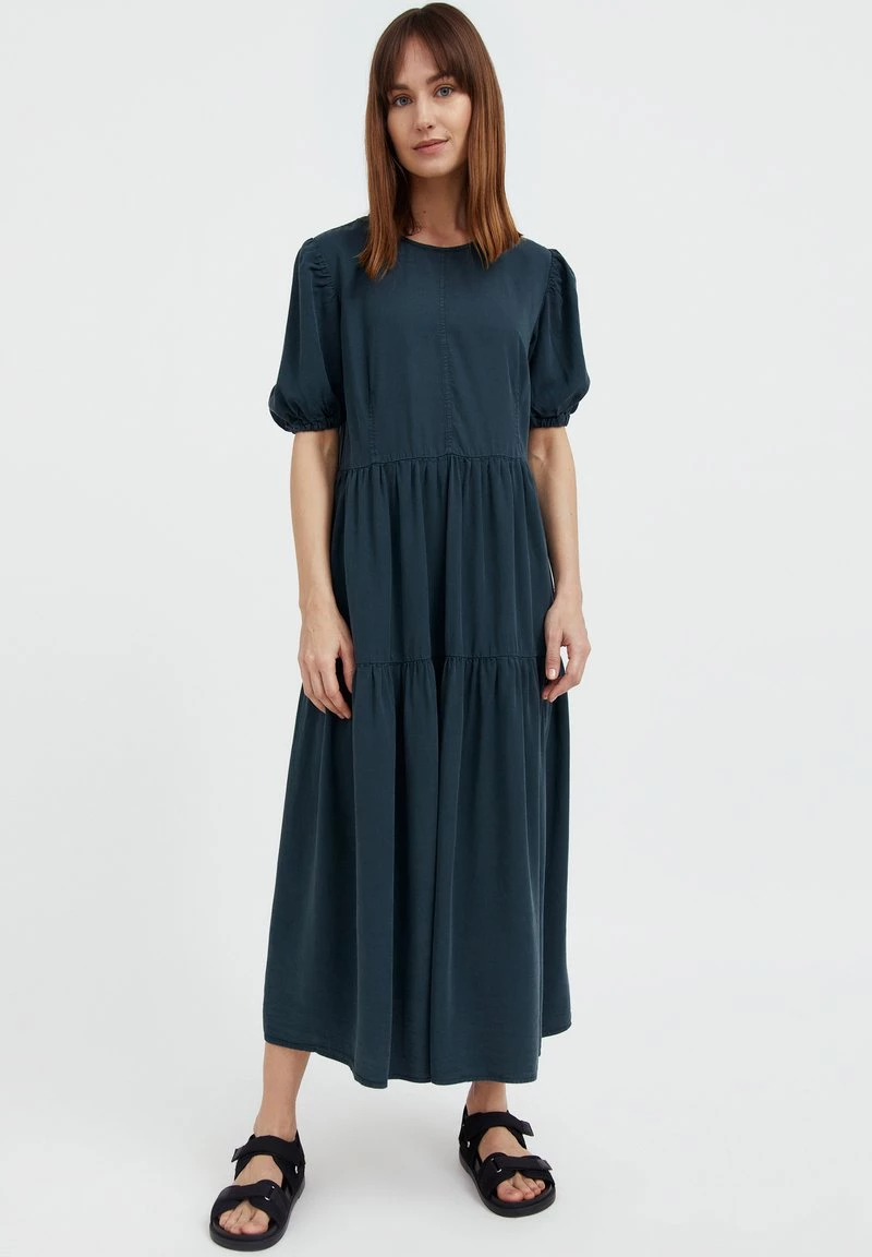 Finn Flare Damen Maxikleid - Dark Green 4 Finn Flare Damen Maxikleid - Dark Green – Bild 2