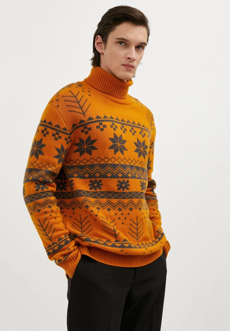 Finn Flare Herren Strickpullover - Sienna 6 Finn Flare Herren Strickpullover - Sienna – Bild 4