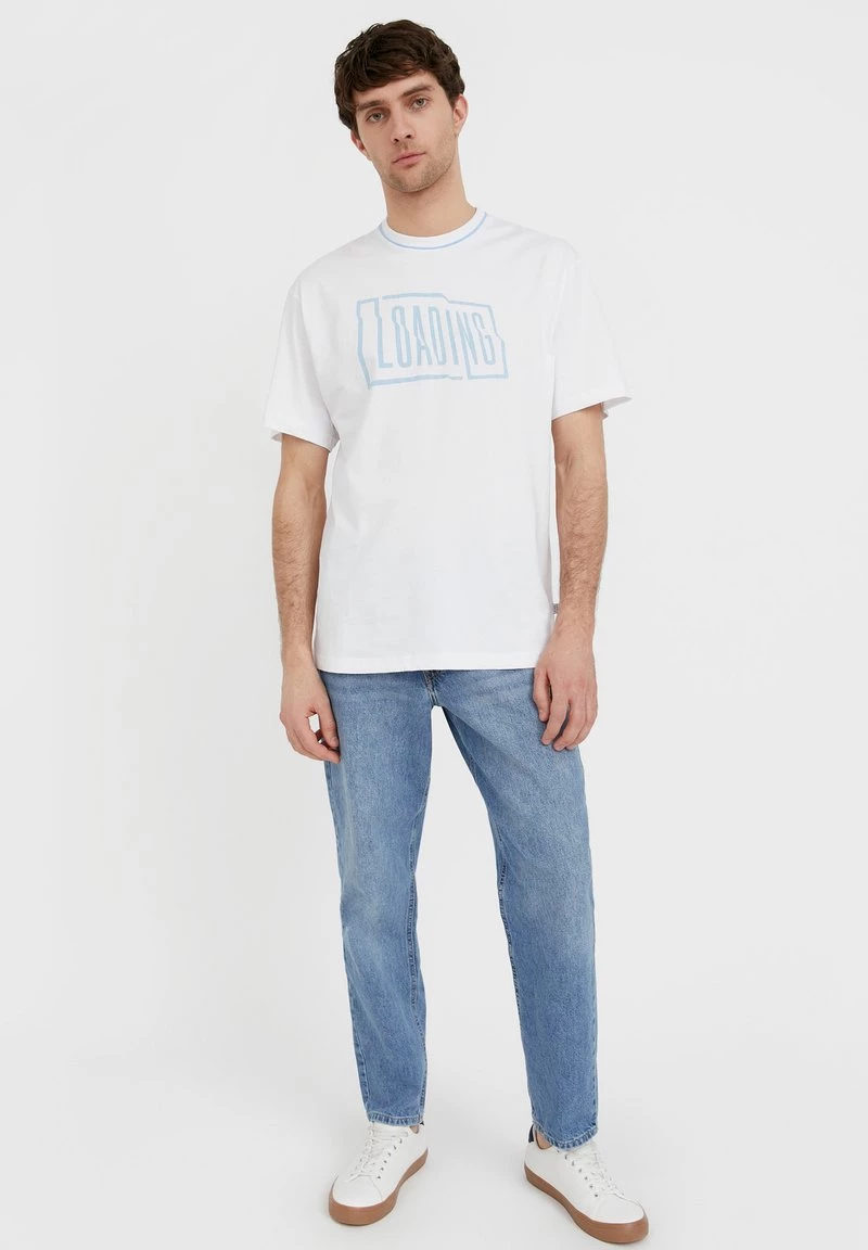 Finn Flare Herren T-Shirt Print - White 4 Finn Flare Herren T-Shirt Print - White – Bild 2