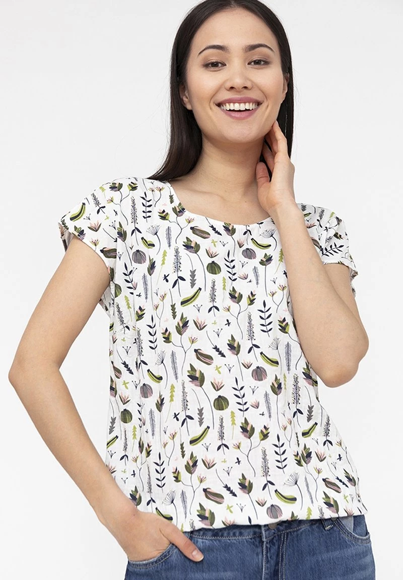 Finn Flare Damen Bluse - White 4 Finn Flare Damen Bluse - White – Bild 2