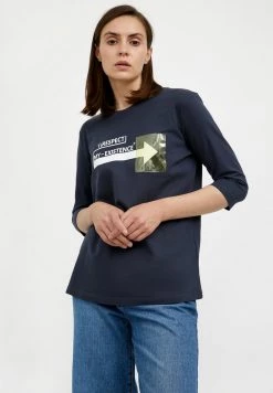 Finn Flare Damen Langarmshirt - Dark Blue