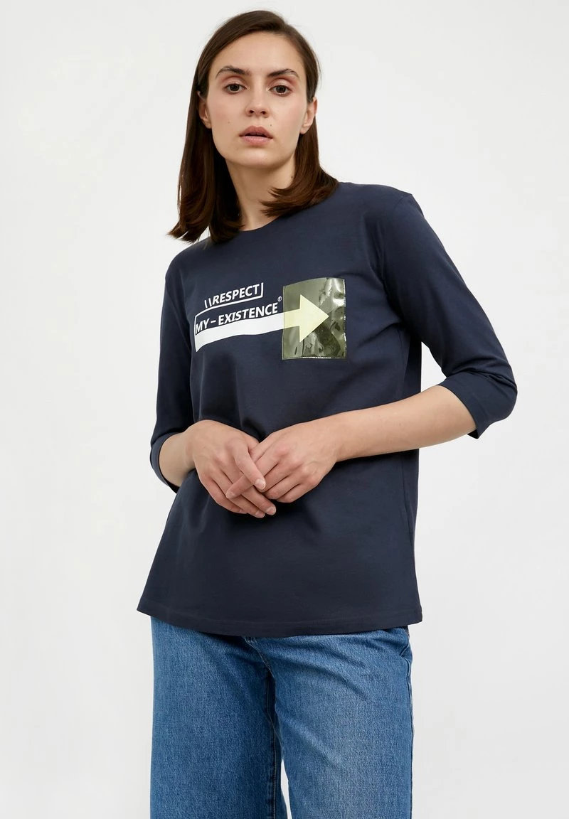 Finn Flare Damen Langarmshirt - Dark Blue 3 Finn Flare Damen Langarmshirt - Dark Blue