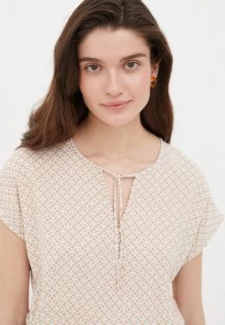 Finn Flare Damen Freizeitkleid - Beige -Finn Flare Verkaufsladen abb4fa3f957d46ceb23c6326089245ee