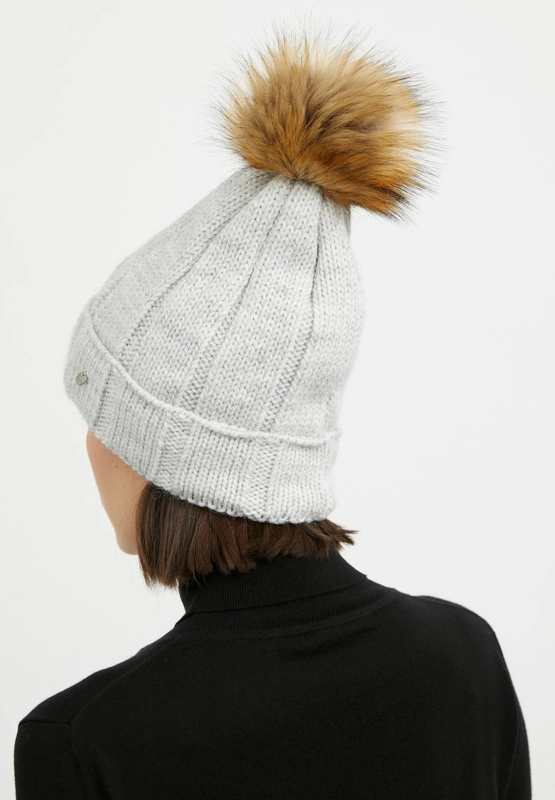 Finn Flare Damen Mütze - Light Grey Melange 4 Finn Flare Damen Mütze - Light Grey Melange – Bild 2