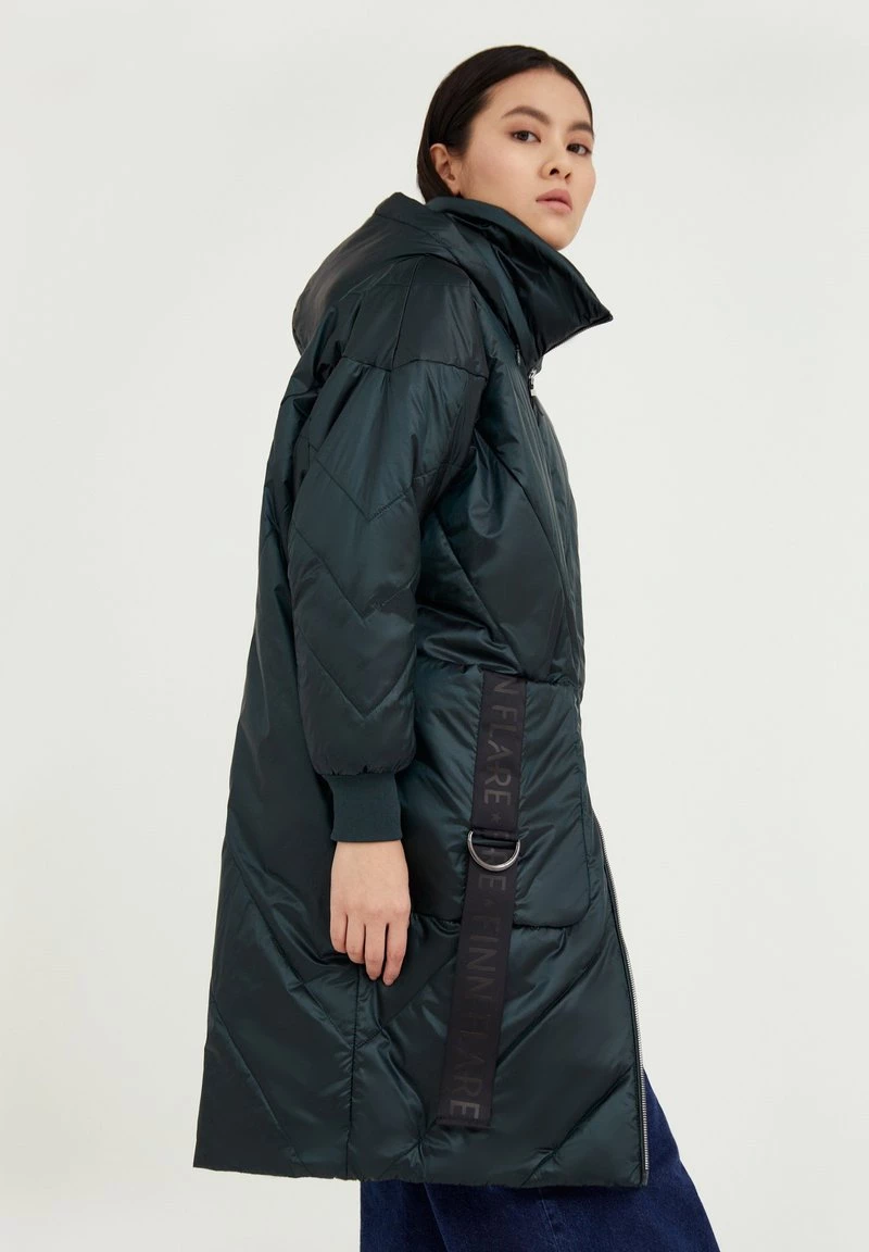 Finn Flare Damen Wintermantel - Dark Green 6 Finn Flare Damen Wintermantel - Dark Green – Bild 4