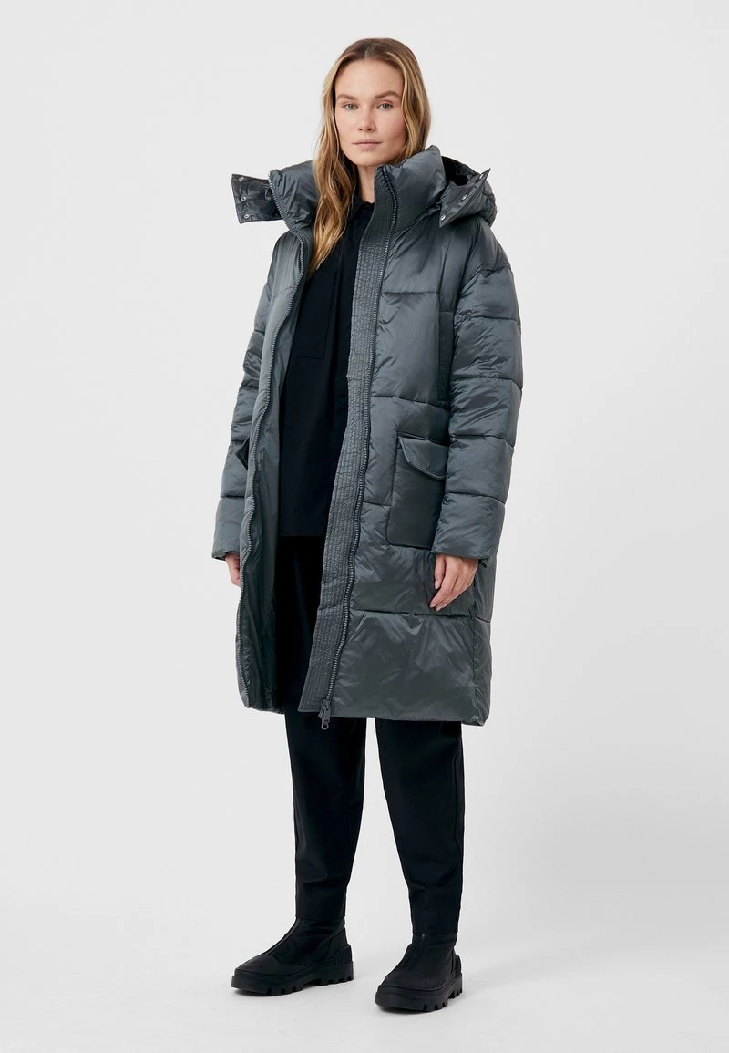 Finn Flare Damen Wintermantel - Dark Green 4 Finn Flare Damen Wintermantel - Dark Green – Bild 2