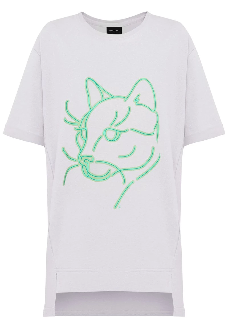 Finn Flare Damen T-Shirt Print - White 7 Finn Flare Damen T-Shirt Print - White – Bild 5