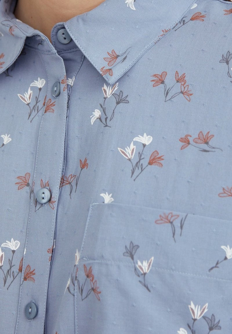 Finn Flare Damen Hemdbluse - Light Blue 8 Finn Flare Damen Hemdbluse - Light Blue – Bild 6