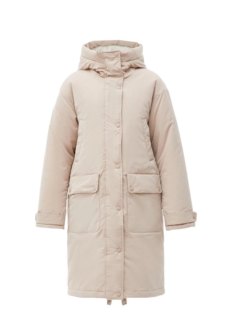 Finn Flare Damen Wintermantel - Beige 7 Finn Flare Damen Wintermantel - Beige – Bild 5