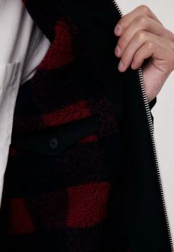 Finn Flare Herren KURZE - Bomberjacke - Black -Finn Flare Verkaufsladen ad58ac6485f34b63847db631015f476b