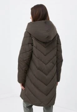 Finn Flare Damen Wintermantel - Dark Brown -Finn Flare Verkaufsladen ad76c19eb1a347e6a032387bf0f20568