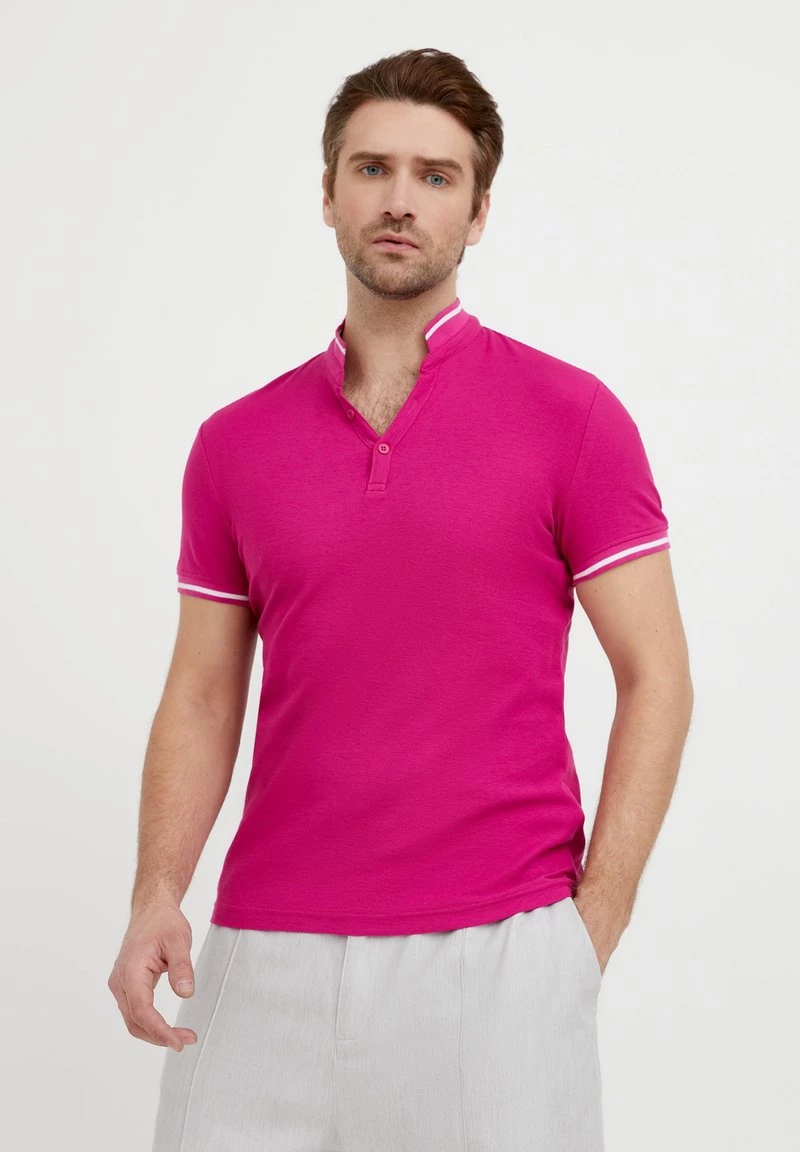 Finn Flare Herren T-Shirt Basic - Purple 3 Finn Flare Herren T-Shirt Basic - Purple