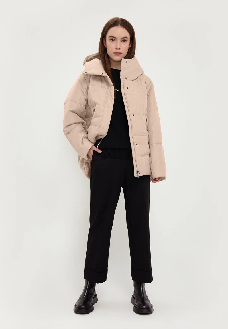 Finn Flare Damen STEPP - Winterjacke - Beige 4 Finn Flare Damen STEPP - Winterjacke - Beige – Bild 2