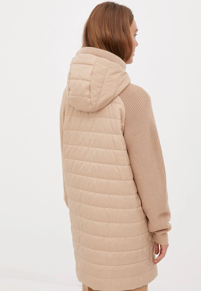 Finn Flare Damen Daunenmantel - Beige 6 Finn Flare Damen Daunenmantel - Beige – Bild 4