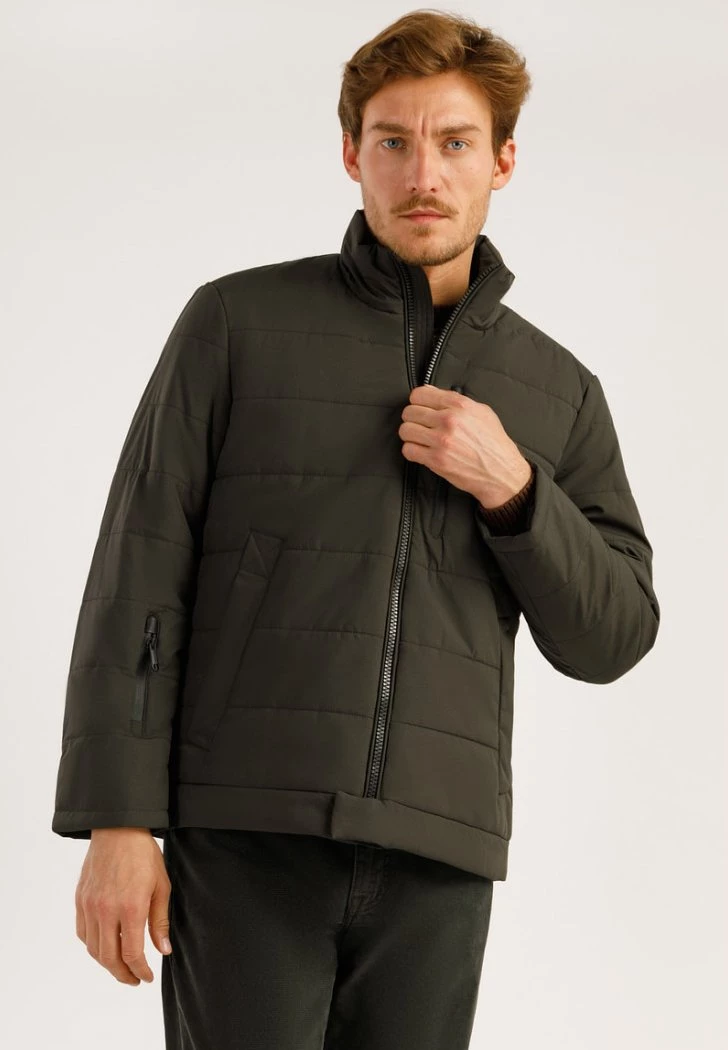 Finn Flare Herren IM MODERNEN LOOK - Winterjacke - Dark Green 3 Finn Flare Herren IM MODERNEN LOOK - Winterjacke - Dark Green